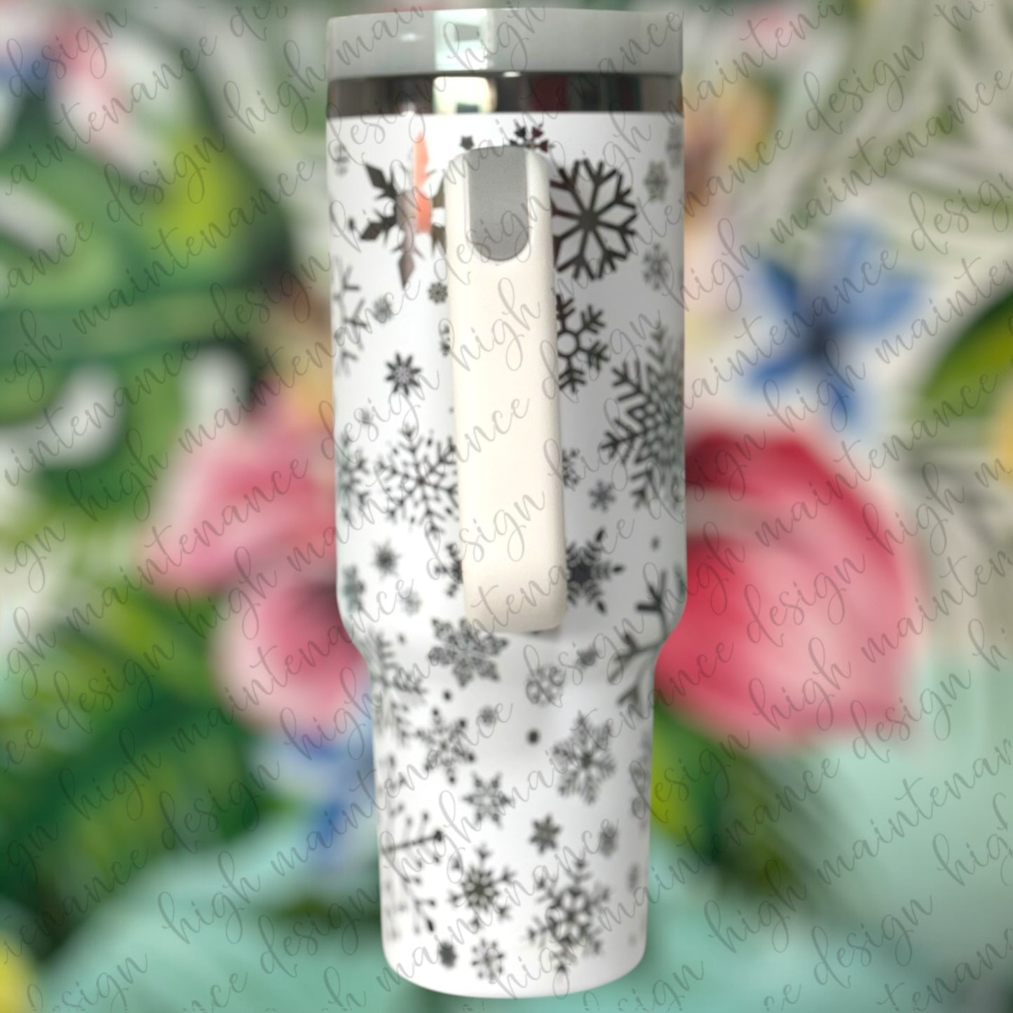 Winter Snowflake Unbranded 40oz Tumbler