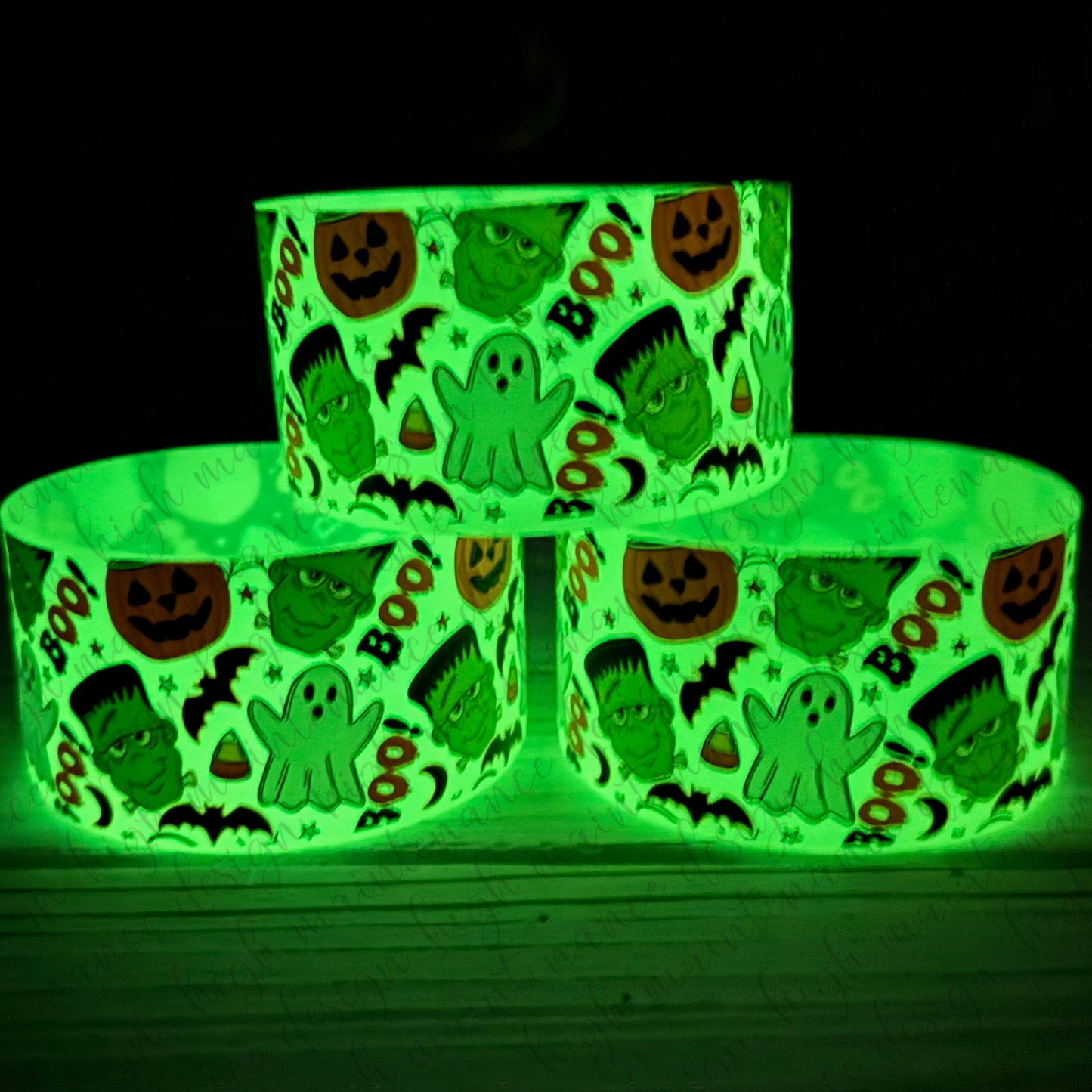 Glow In The Dark Halloween Print Silicone Boot (Exclusive)