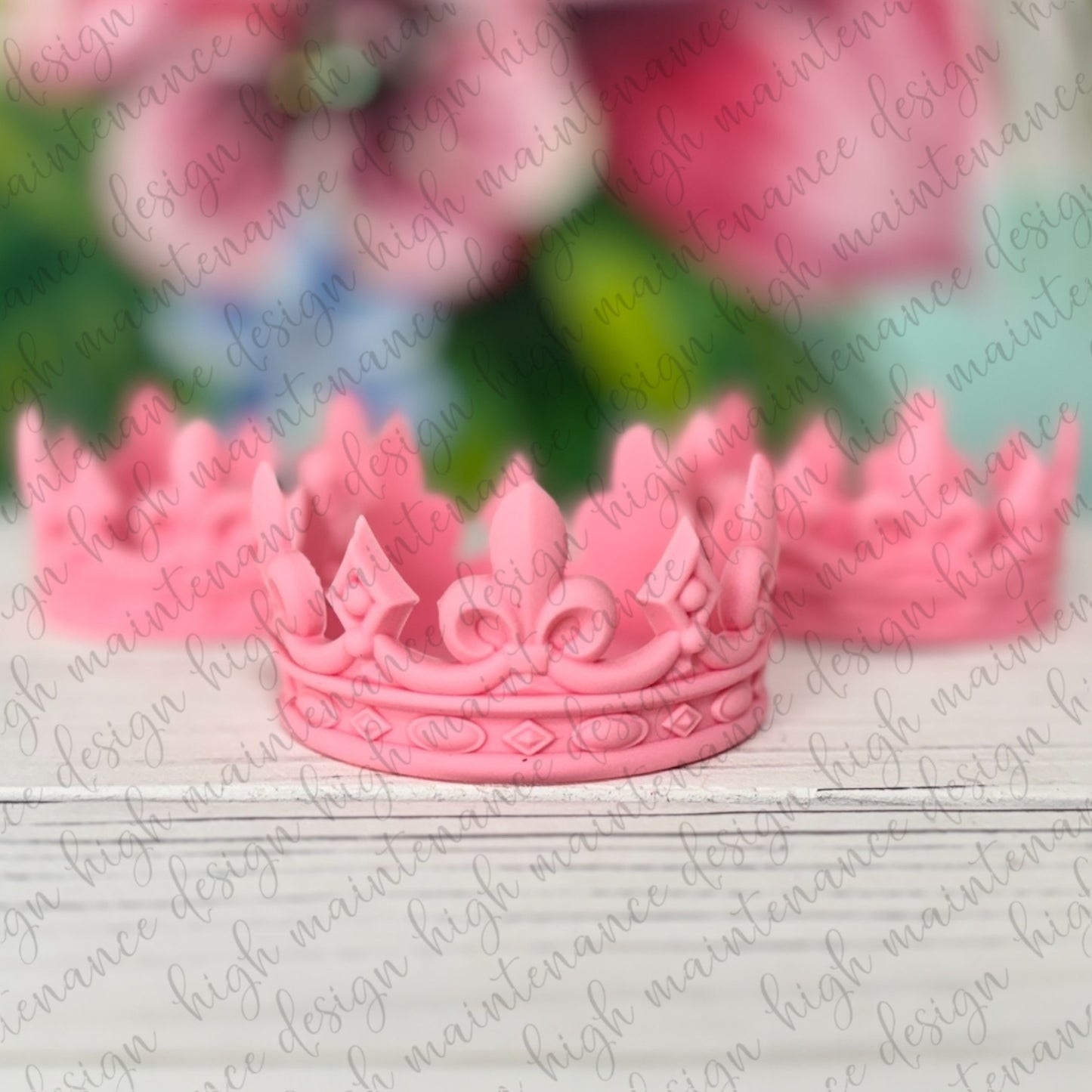 Crown Pink 3D Tumbler Boot